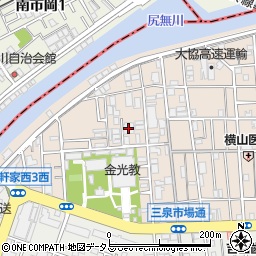 スプランディッド大阪ＷＥＳＴ周辺の地図