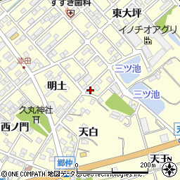 愛知県田原市神戸町新大坪94周辺の地図