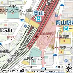ドトールコーヒーショップ JR岡山駅2階改札内店周辺の地図