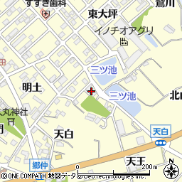 愛知県田原市神戸町新大坪112周辺の地図