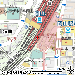 株式会社日本旅行　ＴｉＳ岡山支店周辺の地図