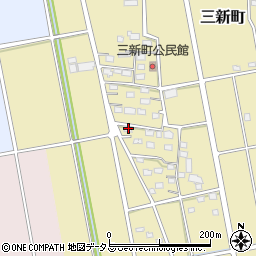 静岡県浜松市中央区三新町268周辺の地図