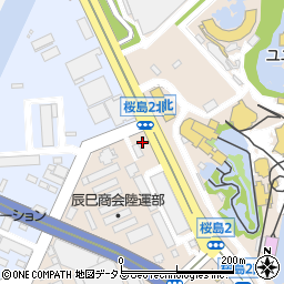 ローソン此花桜島三丁目店周辺の地図