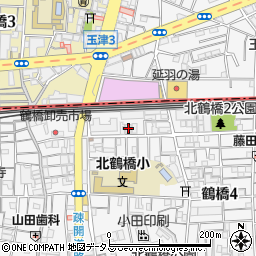 Ｓ・Ｋハイツ鶴橋周辺の地図