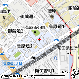 兵庫県神戸市長田区菅原通2丁目74周辺の地図