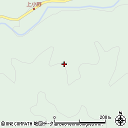 静岡県南伊豆町（賀茂郡）上小野周辺の地図