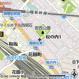 大西機工株式会社　明石営業所周辺の地図