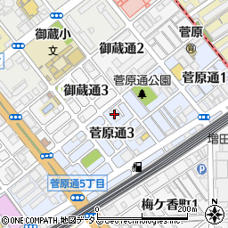 菅原変電所周辺の地図