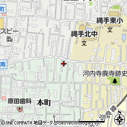 大阪府東大阪市本町2-6周辺の地図