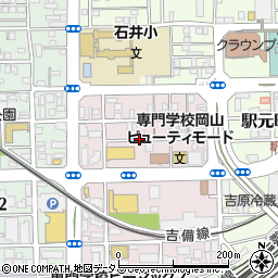 岡山県岡山市北区昭和町周辺の地図