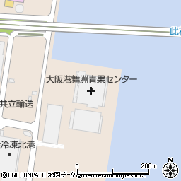 株式会社東洋埠頭　青果センター通関周辺の地図