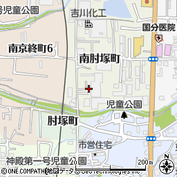 奈良県奈良市南肘塚町104-11周辺の地図