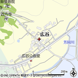 岡山県岡山市東区広谷89周辺の地図