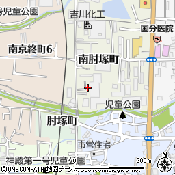 奈良県奈良市南肘塚町104-12周辺の地図