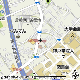 本家かまどや　神戸学院口店周辺の地図