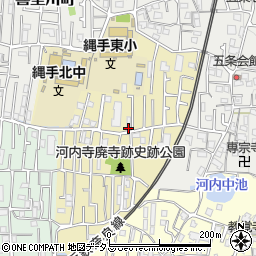大阪府東大阪市河内町周辺の地図