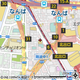 大阪府大阪市浪速区難波中1丁目6-1周辺の地図