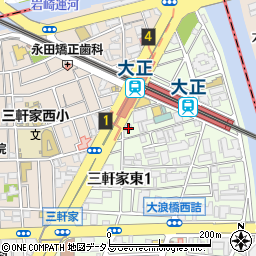 ファミリーマート大正駅南店周辺の地図