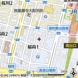 関西電力湊町変電所周辺の地図
