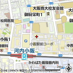 第一ゼミナール小阪校周辺の地図