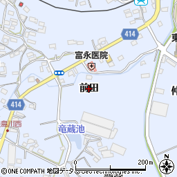 愛知県田原市豊島町（前田）周辺の地図