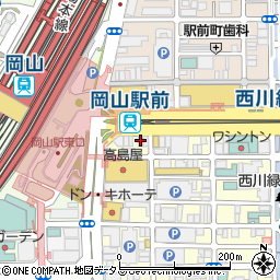 トマト銀行岡山駅前支店周辺の地図
