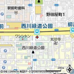三菱ＵＦＪ銀行岡山支店周辺の地図