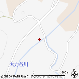 広島県三次市三和町大力谷382周辺の地図