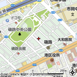 株式会社ヤクルト　南大阪ヤクルト販売磯路センター周辺の地図