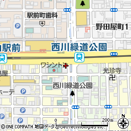 エイブルネットワーク岡山駅前店周辺の地図