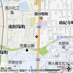 奈良県奈良市南肘塚町46-7周辺の地図