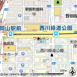 三井住友銀行岡山支店 ＡＴＭ周辺の地図