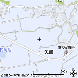 岡山県倉敷市矢部周辺の地図