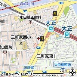 ａｕショップ　大正駅前店周辺の地図