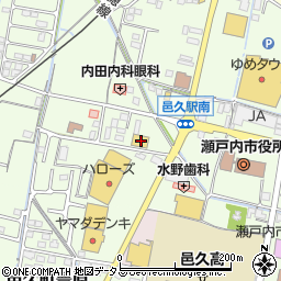 株式会社コンドウ　邑久店周辺の地図