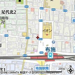 関西薬局布施店周辺の地図