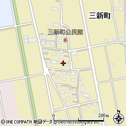 静岡県浜松市中央区三新町265周辺の地図