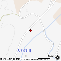 広島県三次市三和町大力谷384周辺の地図