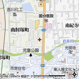 奈良県奈良市南肘塚町45-8周辺の地図