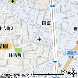 岡山県岡山市中区国富828-7周辺の地図