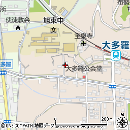 岡山県岡山市東区大多羅町317周辺の地図