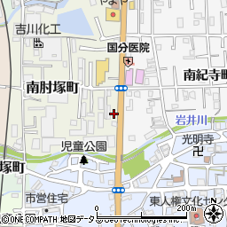 奈良県奈良市南肘塚町46-6周辺の地図