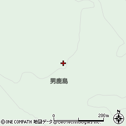 兵庫県姫路市家島町宮男鹿周辺の地図