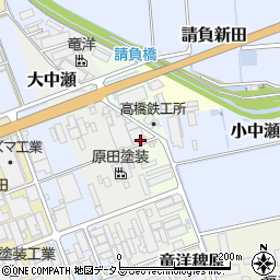 静岡県磐田市竜洋稗原614周辺の地図