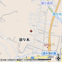 静岡県牧之原市須々木927周辺の地図