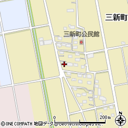 静岡県浜松市中央区三新町267周辺の地図