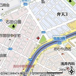 丸富港店周辺の地図