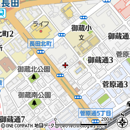 阪和電設神戸出張所周辺の地図