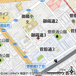 兵庫県神戸市長田区御蔵通3丁目204周辺の地図