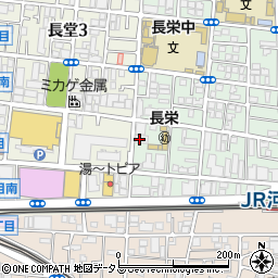 在日本大韓民国民団　大阪府布施支部周辺の地図